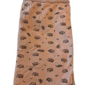 L’ovedbaby Organic Cotton Baby Swaddle Blanket Hedgehog Print